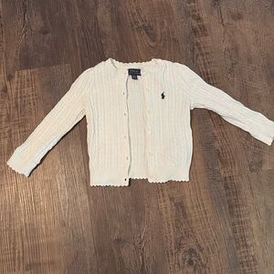White Girls Toddler Cardigan